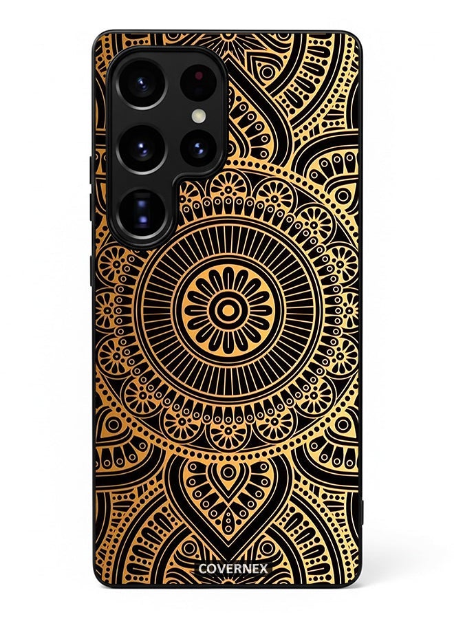 Covernex Samsung Galaxy S25 Ultra Protective Case Cover Printed Featuring Mamdala Geometric Pattern - Image 2